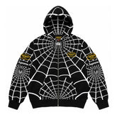 Moletom Vanson Leathers x Supreme Spider-Man Black