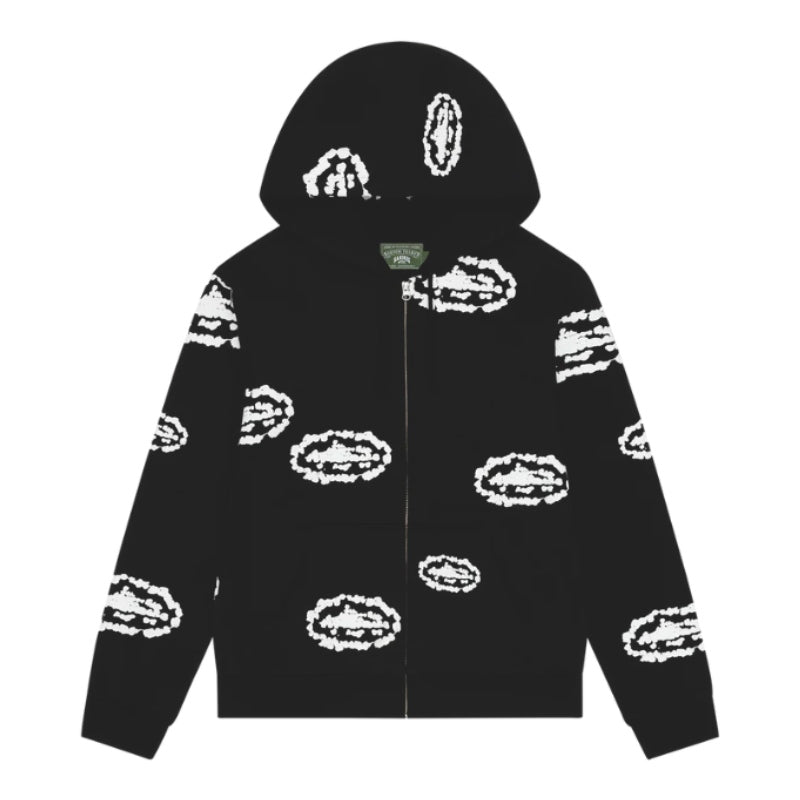 Moletom Denim Tears x Corteiz Zip Black