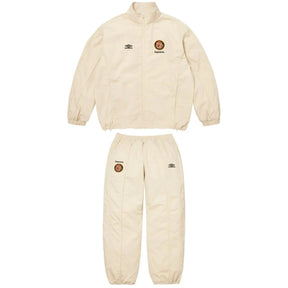 Conjunto Supreme x Umbro Cotton Ripstop Track Stone