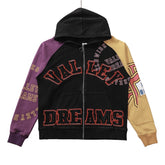 Moletom Vale Forever Crest Zip Purple/Yellow