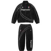 Conjunto Supreme x Umbro Velour Track Black