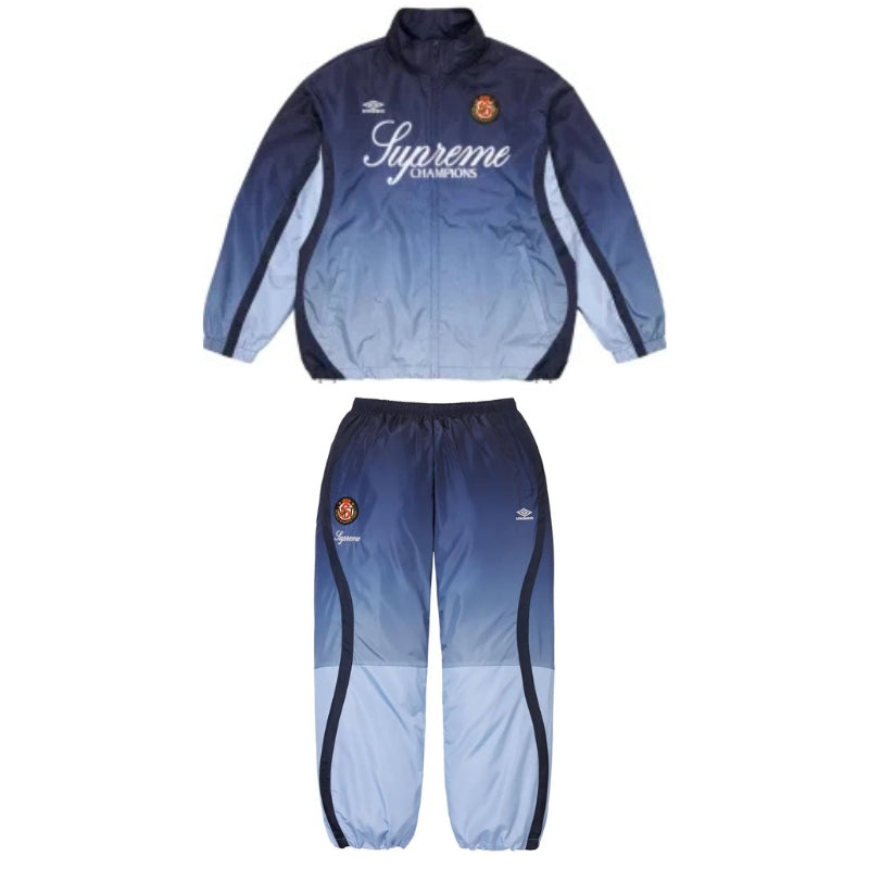 Conjunto Supreme x Umbro Gradient Track Navy