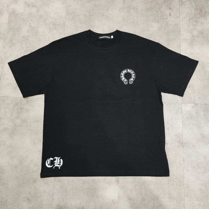 Pronta Entrega - Camiseta Chrome Hearts Horseshoe Cross Preta