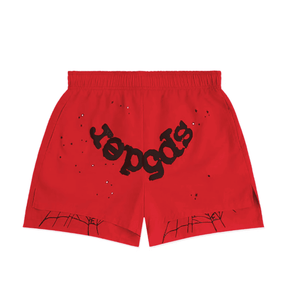 Short Sp5der OG Web Double Layer Red