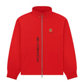 Jaqueta Aimé Leon Dore x Porsche Nylon Track Red