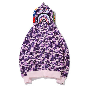 Moletom Bape Shark ABC Purple Camo