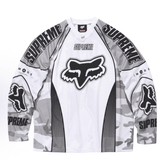 Camisa Fox Racing x Supreme DMX Snow Camo