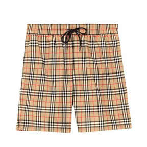 Short Burberry Check Drawcord Swim
