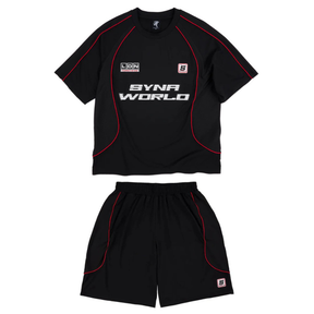 Conjunto Syna World Perforated Perfomance Black Red