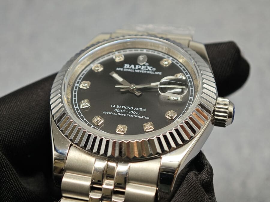Relógio BAPE Type 6 BAPEX Prata
