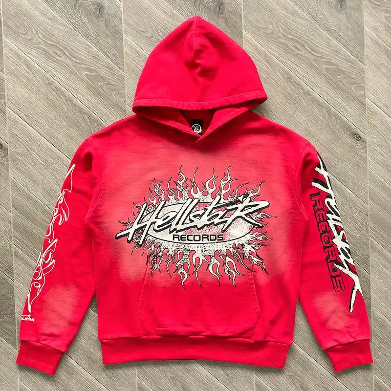 Moletom Hellstar Records Hoodie Red