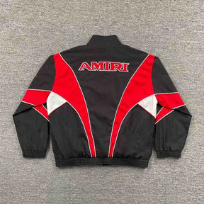 Jaqueta Amiri Sport Windbreaker Black/Red