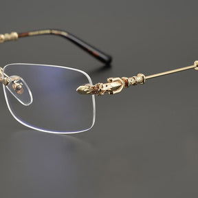 Óculos Chrome Hearts Pills Gold