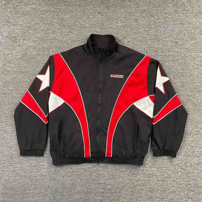 Jaqueta Amiri Sport Windbreaker Black/Red