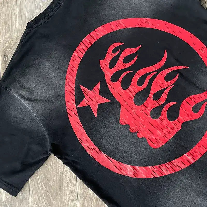 Camiseta Hellstar Hellstar Beat Us! Black