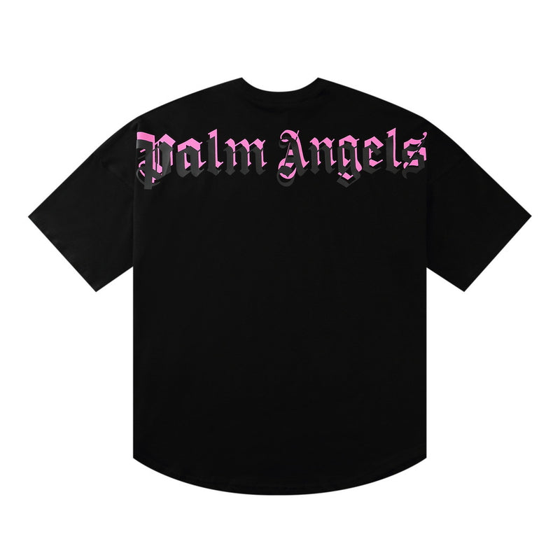 Camiseta Palm Angels Double Logo Oversized