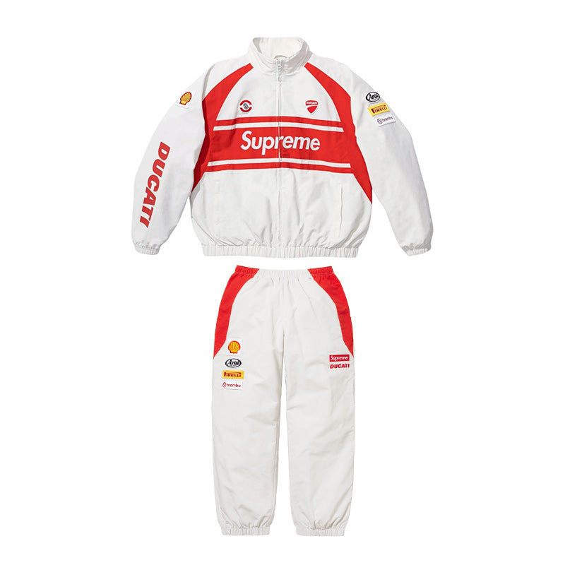 Conjunto Supreme x Ducati Branco