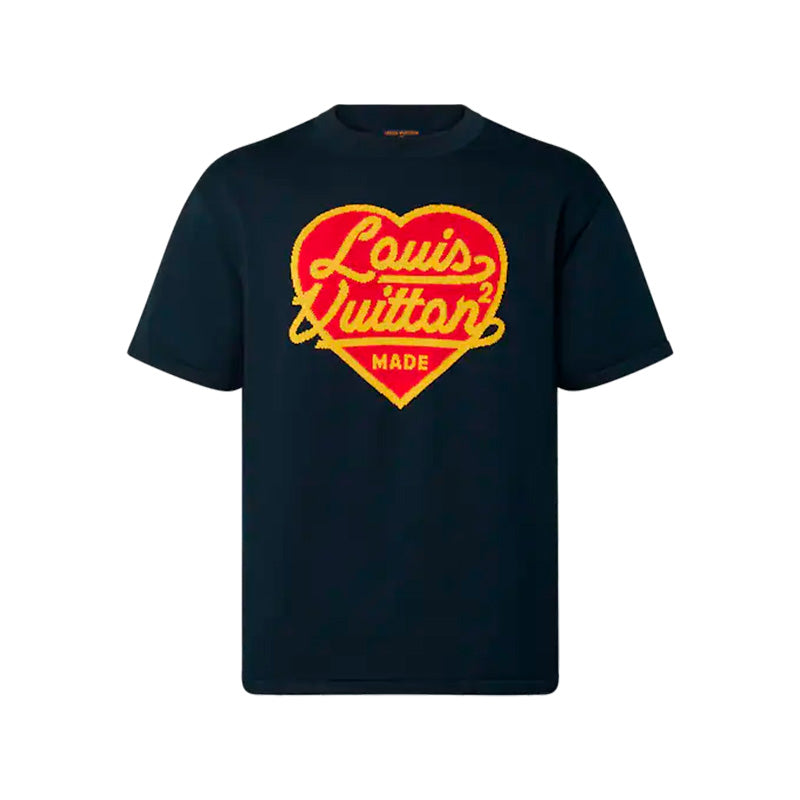 Camiseta Louis Vuitton x Nigo Intarsia Jacquard Heart