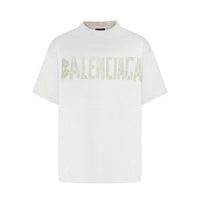 Camiseta Balenciaga Tape Type Branco