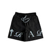 Pronta Entrega - Shorts Trapstar Script Swimming Black/Nigara Mist