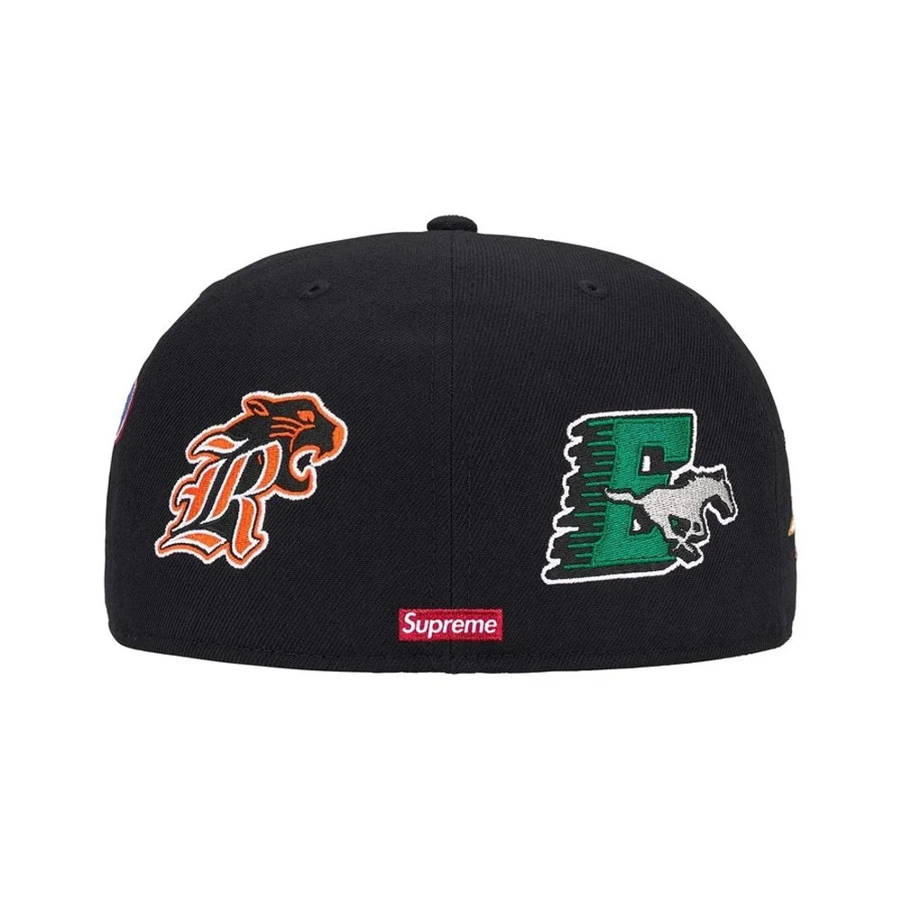 Boné New Era x Supreme Mascots S Logo Black
