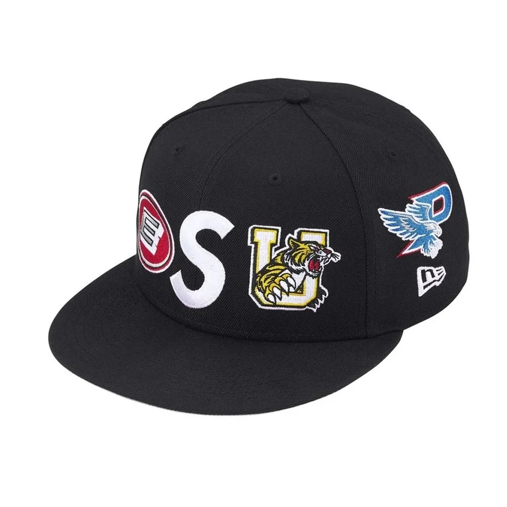 Boné New Era x Supreme Mascots S Logo Black