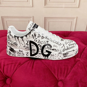 Dolce Gabbana Calfskin Portofino Whit Logo