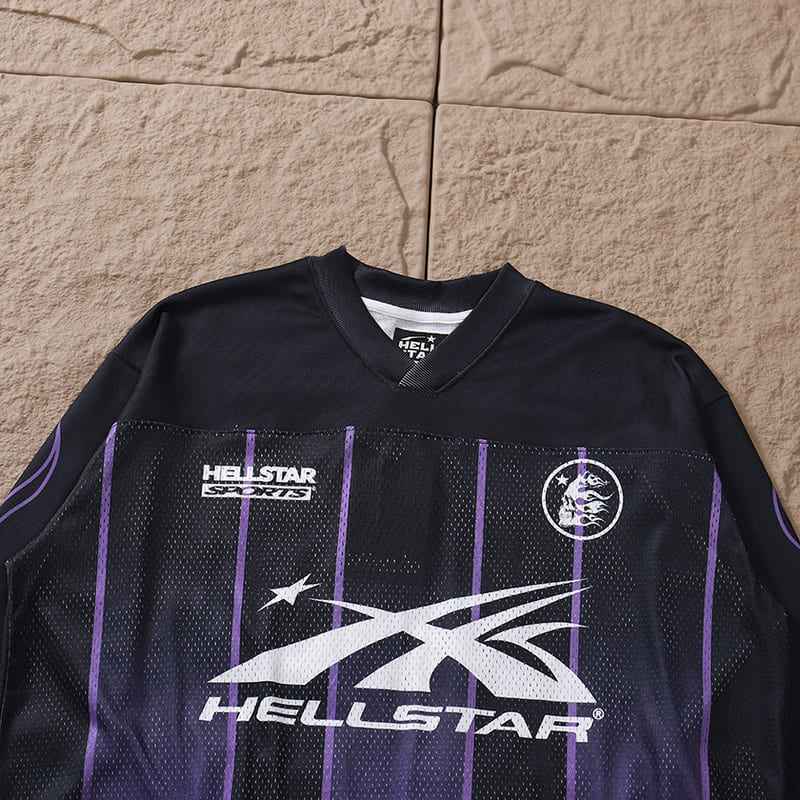 Camisa Hellstar Jersey Long Purple/Black
