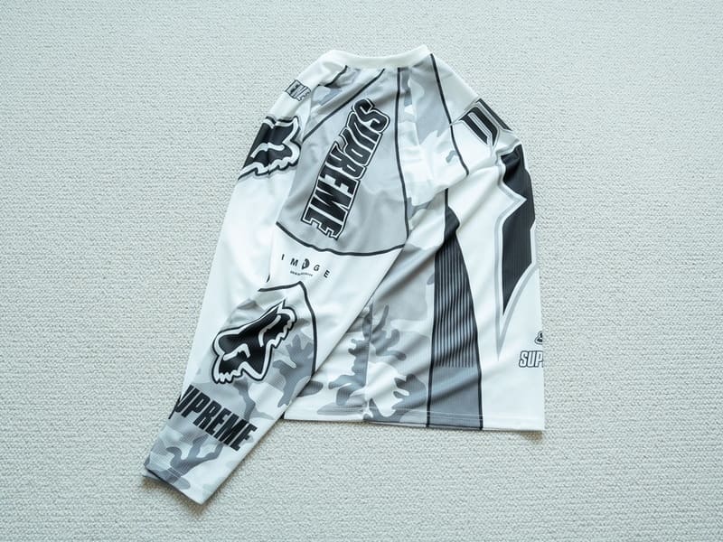 Camisa Fox Racing x Supreme DMX Snow Camo