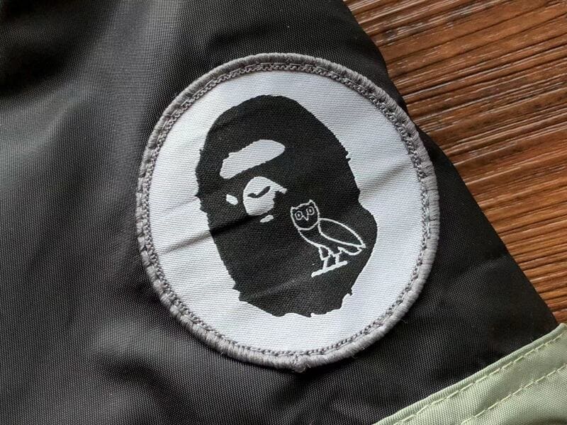 Jaqueta BAPE x OVO Loose Fit MA-1 Olive Drab