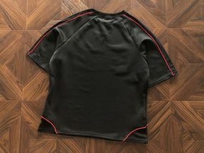 Conjunto Syna World Perforated Perfomance Black Red