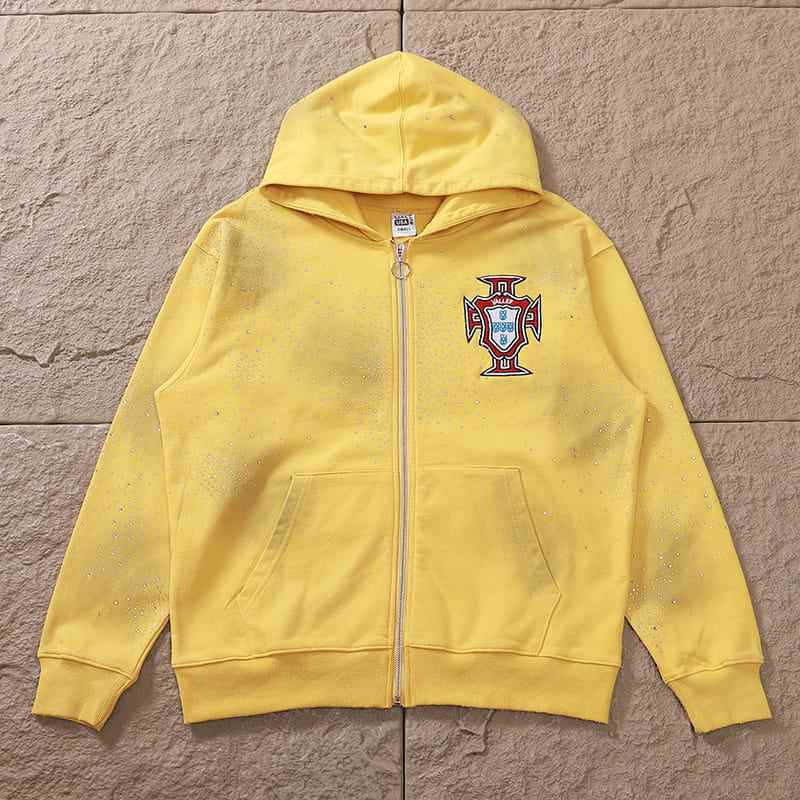 Moletom Vale Forever Sun Custered Zip Yellow