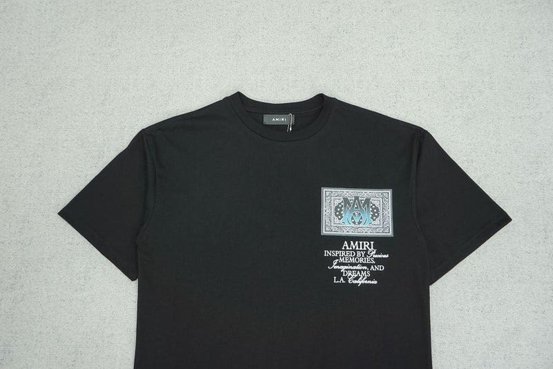 Camiseta Amiri Ma Bandana Black