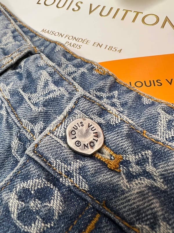 Calça Louis Vuitton Baggy Denim Pants "Indigo"