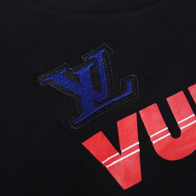 Camiseta Louis Vuitton x NBA Crossover Round Neck Printing