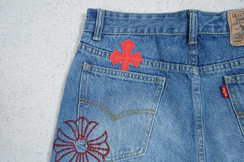 Calça Jeans Chrome Hearts