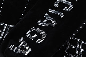 Jaqueta Balenciaga Silver Studs Preta