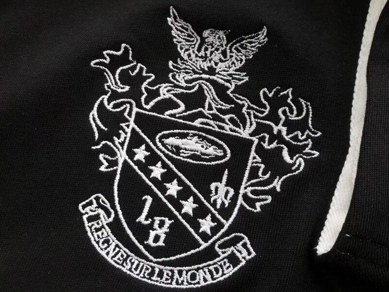 Camisa Corteiz Paneled Rugby Polo Preta