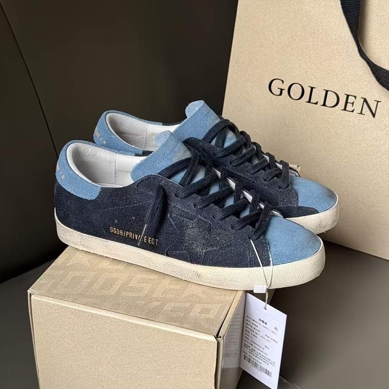 Golden Goose Super-Star Dark Bluelight Blue