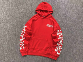 Moletom Amiri Bones Stacked Vermelho