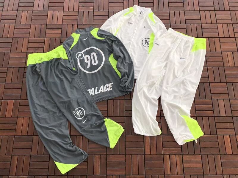 Conjunto Palace x Nike Track Total P90 White