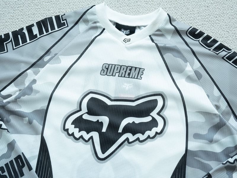 Camisa Fox Racing x Supreme DMX Snow Camo