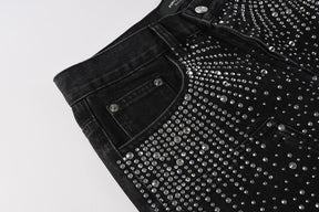 Bermuda Purple Brand Jeans Crystal Black