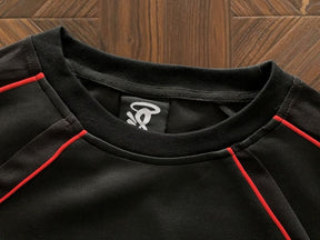 Conjunto Syna World Perforated Perfomance Black Red