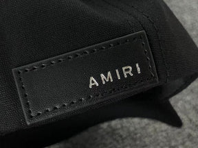 Boné Amiri MA Quad Canvas Preto