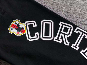 Conjunto Corteiz Arch Shield Zip Black