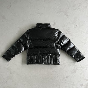 Jaqueta Trapstar Irongate Embossed Puffer Preta