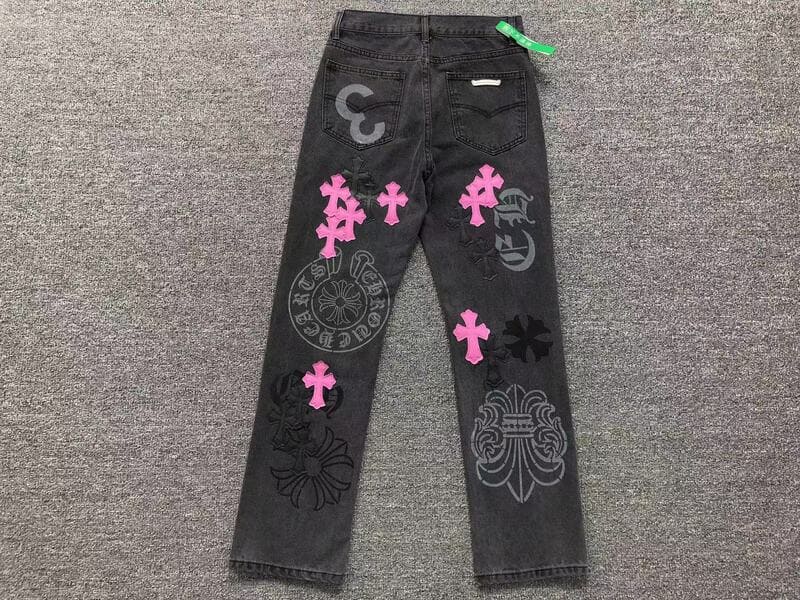 Calça Jeans Chrome Hearts Box Purple