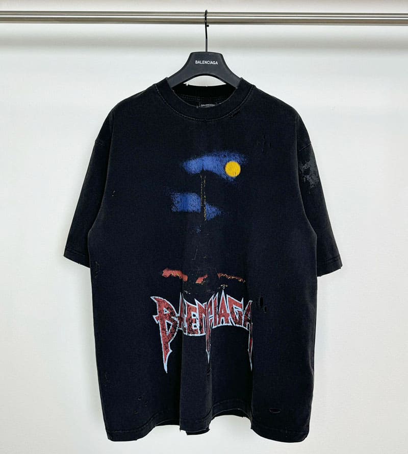 Camiseta Balenciaga Paris Moon