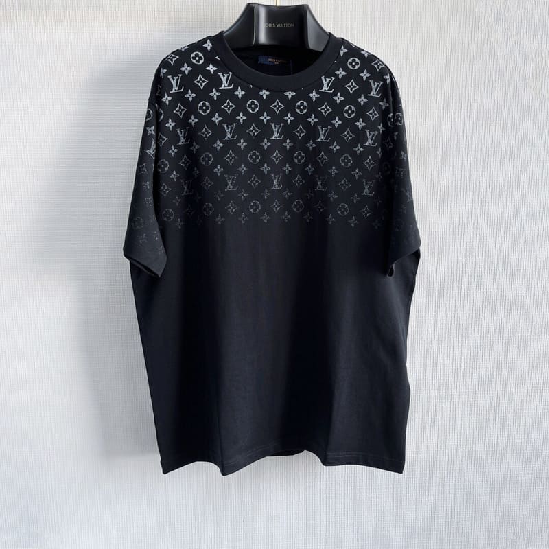 Camiseta Louis Vuitton Gradient Cotton Black